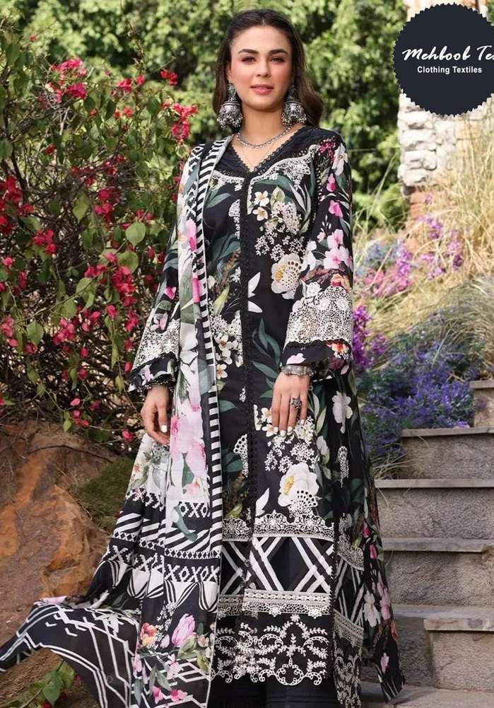  Elaf chikankari Vol 2 D No 1406 and 1407 by Mehboob Tex